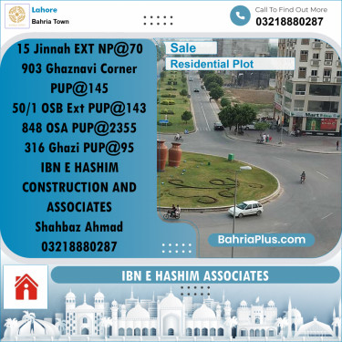 Residential Plot for Sale in Bahria Town, Lahore - (BP-274559)