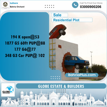 Residential Plot for Sale in Bahria Orchard, Lahore - (BP-274580)