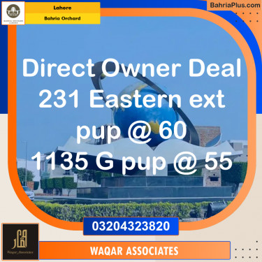 5 Marla Residential Plot for Sale in Bahria Orchard, Lahore - (BP-274687)
