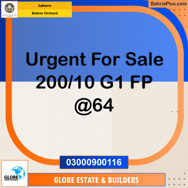 Residential Plot for Sale in Bahria Orchard, Lahore - (BP-274808)
