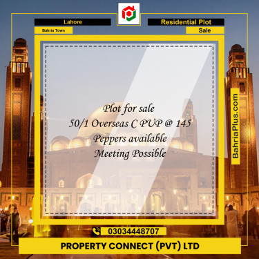 Residential Plot for Sale in Bahria Town, Lahore - (BP-274902)