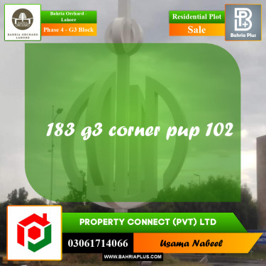 Residential Plot for Sale in Phase 4 - G3 Block -  Bahria Orchard, Lahore - (BP-274978)