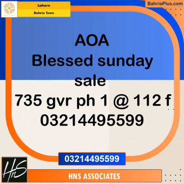 Residential Plot for Sale in Bahria Town, Lahore - (BP-275002)