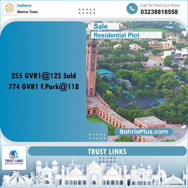 Residential Plot for Sale in Bahria Town, Lahore - (BP-275160)