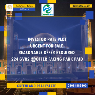 10 Marla Residential Plot for Sale in Golf Phase 2 -  Bahria Town, Lahore - (BP-275282)