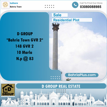 Residential Plot for Sale in Bahria Town, Lahore - (BP-275283)