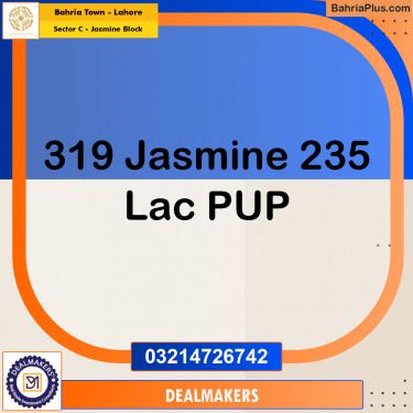 10 Marla Residential Plot for Sale in Sector C - Jasmine Block -  Bahria Town, Lahore - (BP-275337)