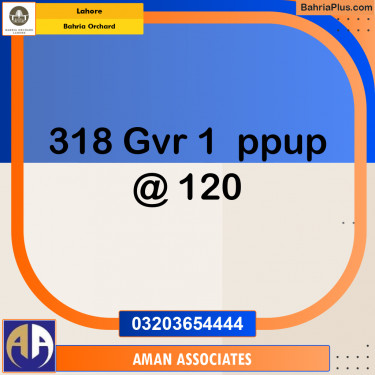 Residential Plot for Sale in Bahria Orchard, Lahore - (BP-275475)