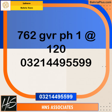 Residential Plot for Sale in Bahria Town, Lahore - (BP-275566)