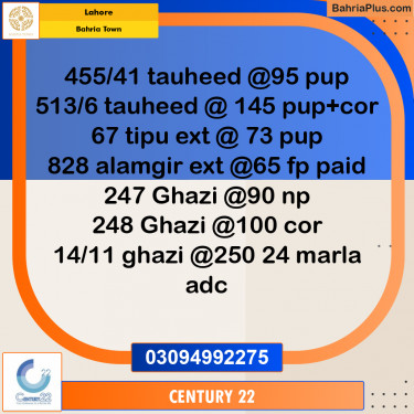 10 Marla Residential Plot for Sale in Bahria Town, Lahore - (BP-275632)