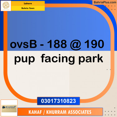 Residential Plot for Sale in Bahria Town, Lahore - (BP-275664)