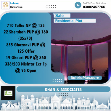 Residential Plot for Sale in Bahria Town, Lahore - (BP-275792)