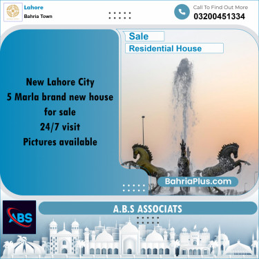 5 Marla Residential House for Sale in Bahria Town, Lahore - (BP-275880)