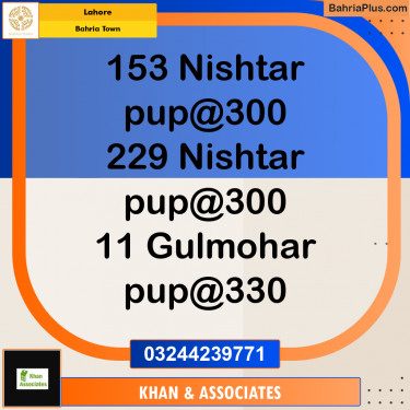 Residential Plot for Sale in Bahria Town, Lahore - (BP-275898)