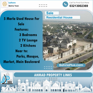 5 Marla Residential House for Sale in Bahria Town, Lahore - (BP-276056)
