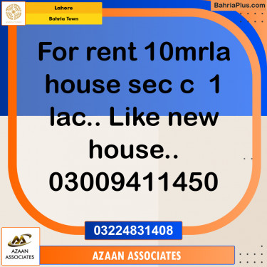Residential House for Sale in Bahria Town, Lahore - (BP-276246)