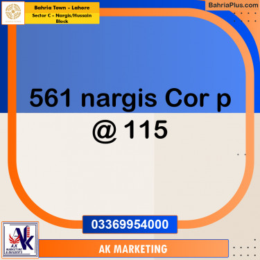 10 Marla Residential Plot for Sale in Sector C - Nargis/Hussain Block -  Bahria Town, Lahore - (BP-276370)