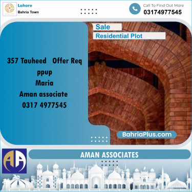 Residential Plot for Sale in Bahria Town, Lahore - (BP-276494)