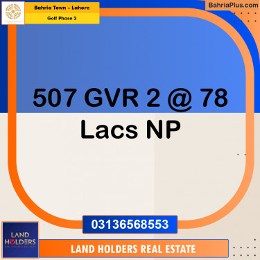 10 Marla Residential Plot for Sale in Golf Phase 2 -  Bahria Town, Lahore - (BP-276573)