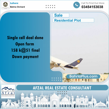 Residential Plot for Sale in Bahria Orchard, Lahore - (BP-276685)