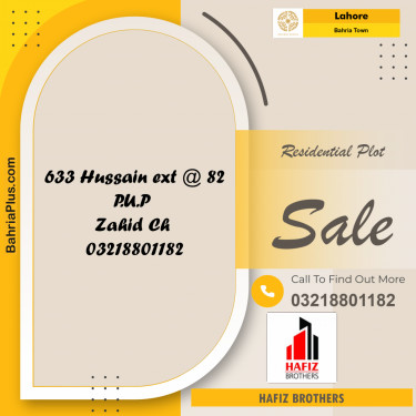 5 Marla Residential Plot for Sale in Bahria Town, Lahore - (BP-276902)