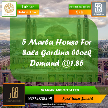 Residential House for Sale in Bahria Town, Lahore - (BP-276943)
