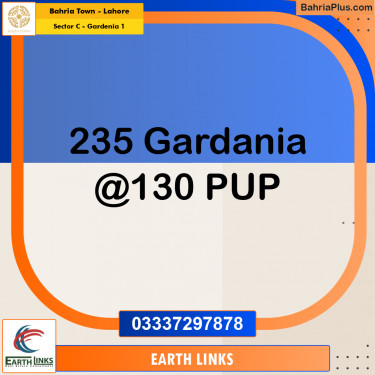 5 Marla Residential Plot for Sale in Sector C - Gardenia 1 -  Bahria Town, Lahore - (BP-277134)