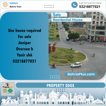 Residential House for Sale in Bahria Town, Lahore - (BP-277197)