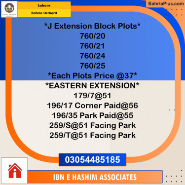 Residential House for Sale in Bahria Orchard, Lahore - (BP-277210)