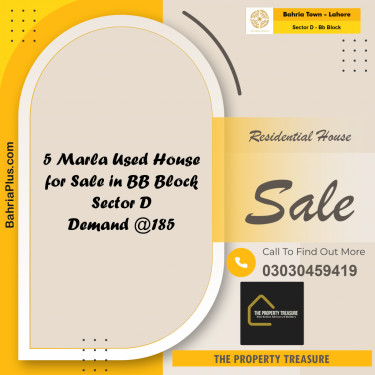 5 Marla Residential House for Sale in Sector D - BB Block -  Bahria Town, Lahore - (BP-277353)