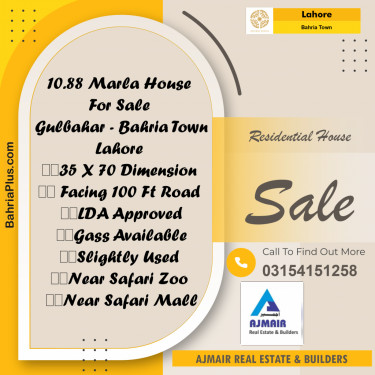Residential House for Sale in Bahria Town, Lahore - (BP-277473)