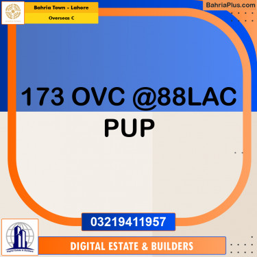 Residential Plot for Sale in Overseas C -  Bahria Town, Lahore - (BP-277475)