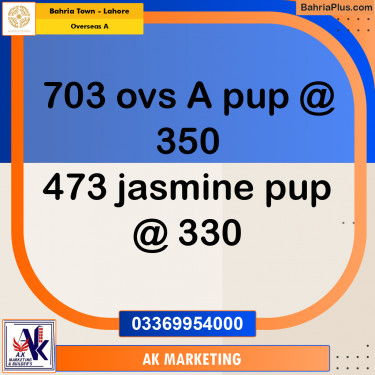 1 Kanal Residential Plot for Sale in Overseas A -  Bahria Town, Lahore - (BP-277487)