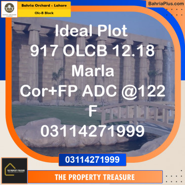 8 Marla Residential Plot for Sale in OLC-B Block -  Bahria Orchard, Lahore - (BP-277505)