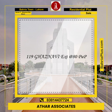 5 Marla Residential Plot for Sale in Sector F - Ghaznavi Ext. Block -  Bahria Town, Lahore - (BP-277730)