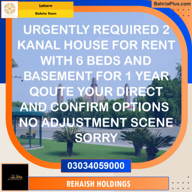 Residential Plot for Sale in Bahria Town, Lahore - (BP-277872)