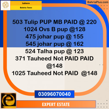 10 Marla Residential Plot for Sale in Bahria Town, Lahore - (BP-277879)