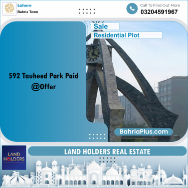 Residential Plot for Sale in Bahria Town, Lahore - (BP-277930)