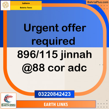 Residential Plot for Sale in Bahria Town, Lahore - (BP-277971)