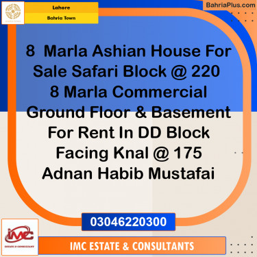 Residential Plot for Sale in Bahria Town, Lahore - (BP-278619)