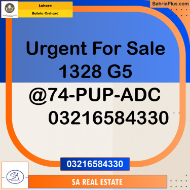 Residential Plot for Sale in Bahria Orchard, Lahore - (BP-279077)