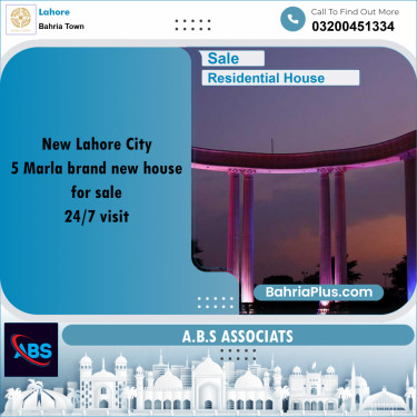 5 Marla Residential House for Sale in Bahria Town, Lahore - (BP-279293)