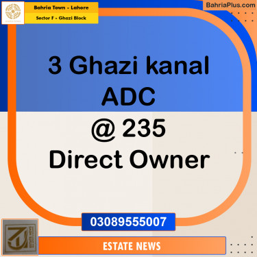 Residential Plot for Sale in Sector F - Ghazi Block -  Bahria Town, Lahore - (BP-279450)