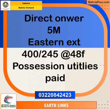 Residential Plot for Sale in Bahria Orchard, Lahore - (BP-279503)