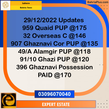 10 Marla Residential Plot for Sale in Bahria Town, Lahore - (BP-279655)