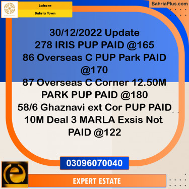 10 Marla Residential Plot for Sale in Bahria Town, Lahore - (BP-279958)
