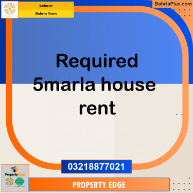 Residential House for Sale in Bahria Town, Lahore - (BP-280362)