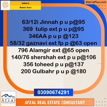 Residential Plot for Sale in Bahria Town, Lahore - (BP-280420)