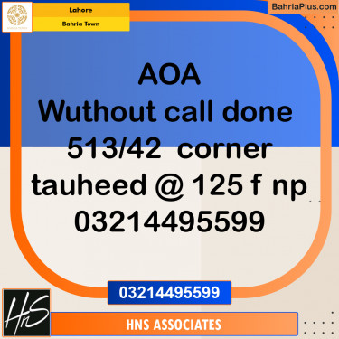 Residential Plot for Sale in Bahria Town, Lahore - (BP-280658)