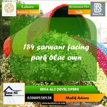 Residential Plot for Sale in Bahria Town, Lahore - (BP-280733)